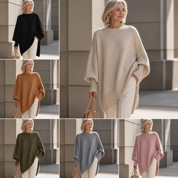The jumper that drapes over everything you'd rather cover. Isolde — £39.95.