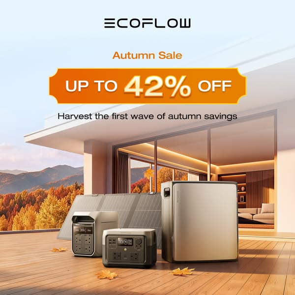 Don’t Miss 42% OFF EcoFlow Power