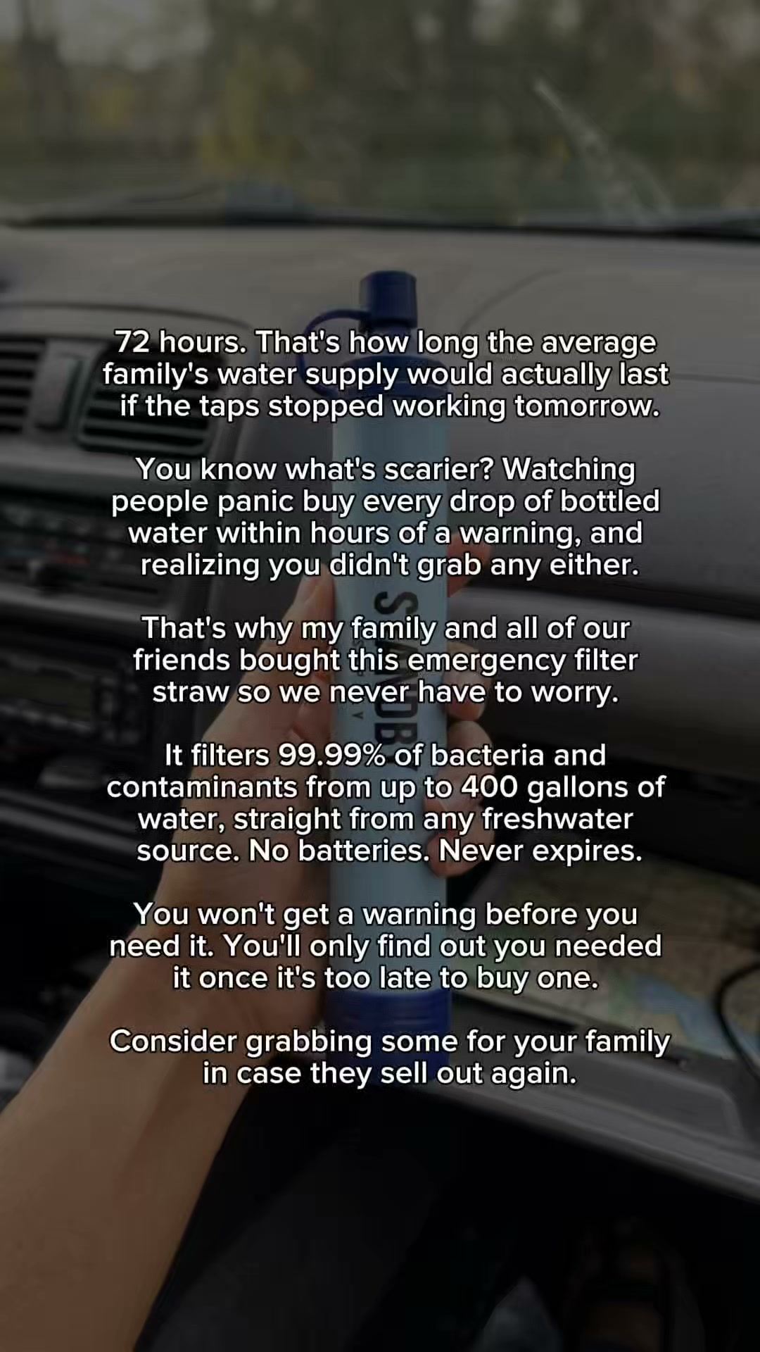 Your Family Deserves Clean Water - No Matter What Happens Next.