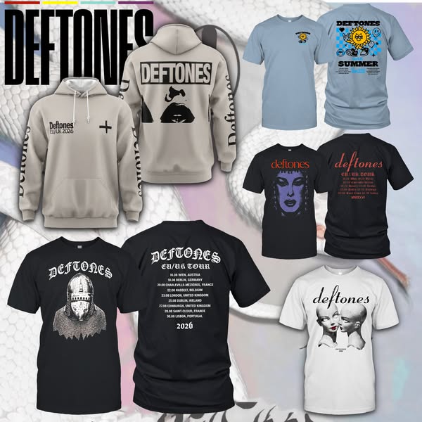 DEFTONES EU/UK TOUR 2026 INSPIRED T-SHIRT COLLECTION