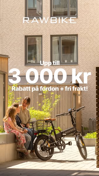 Upp till 3 000 kr rabatt + fri frakt