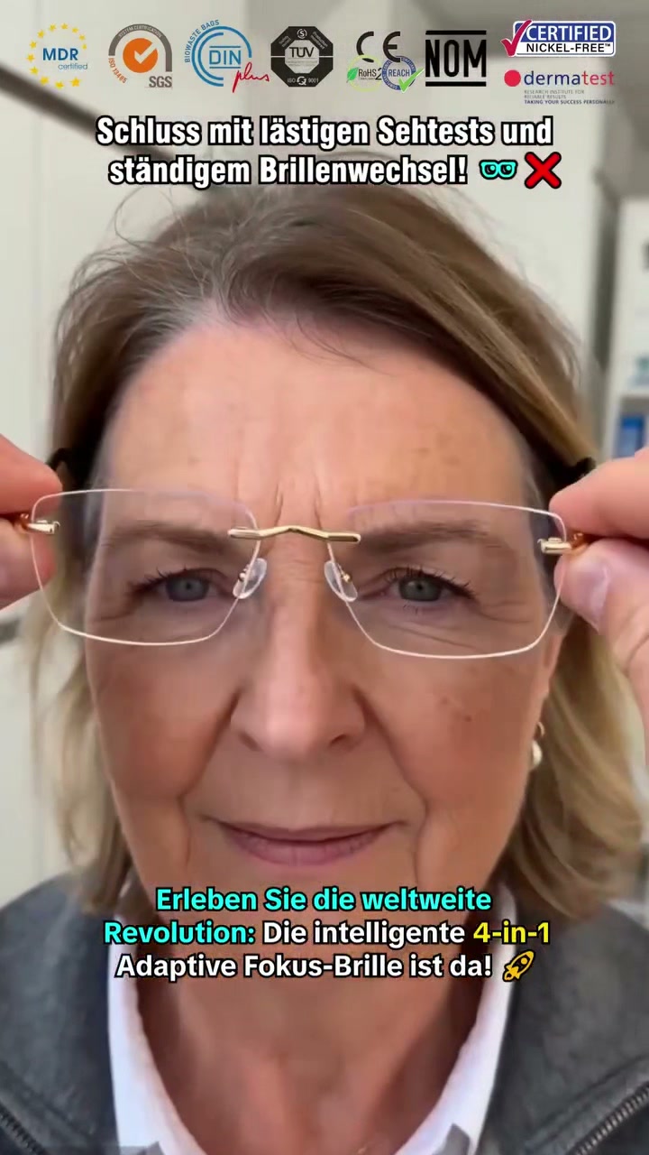 Eine Brille für Nähe und Ferne
