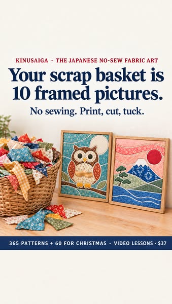 Your scraps, finally on the wall