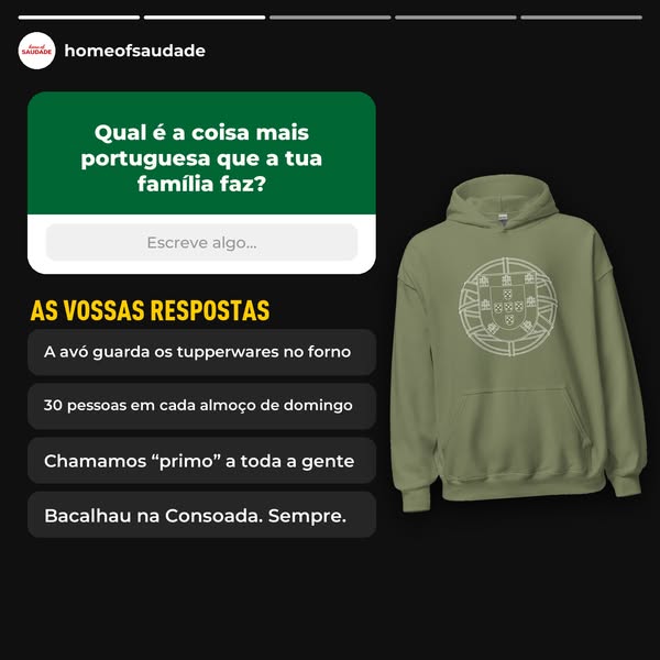 Veste as tuas raízes portuguesas
