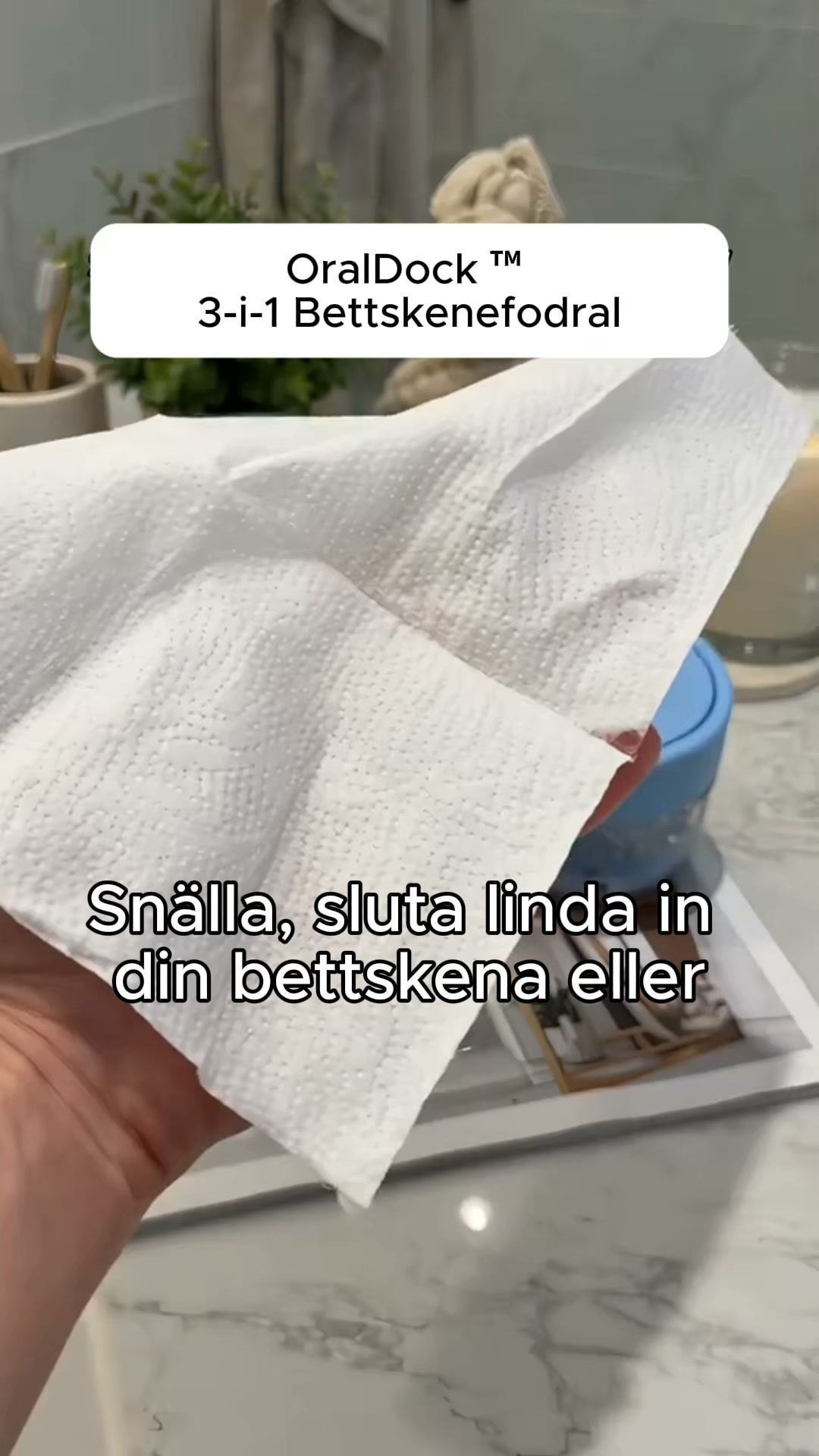 Sluta förvara din skena ohygieniskt – Upptäck OralDock™