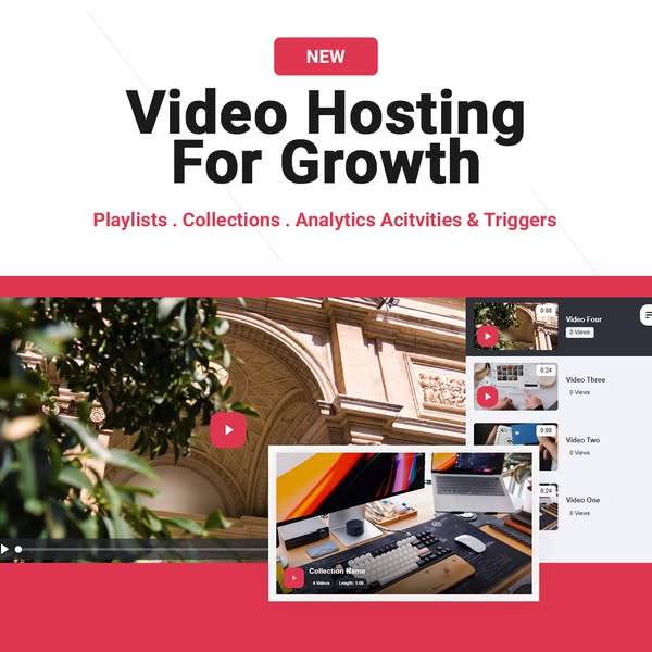Video Hosting & Video Playlists