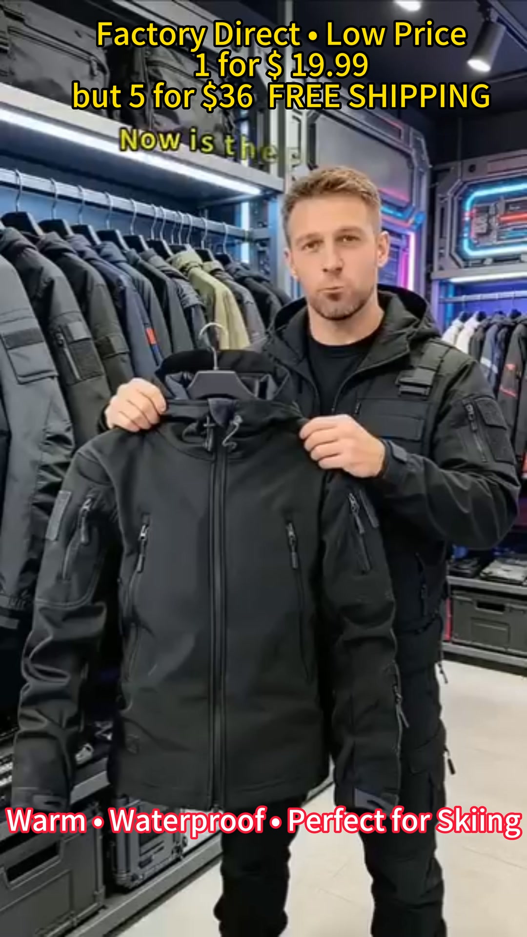 Factory Direct Men's Winter Jacket — Ultra-Low Price