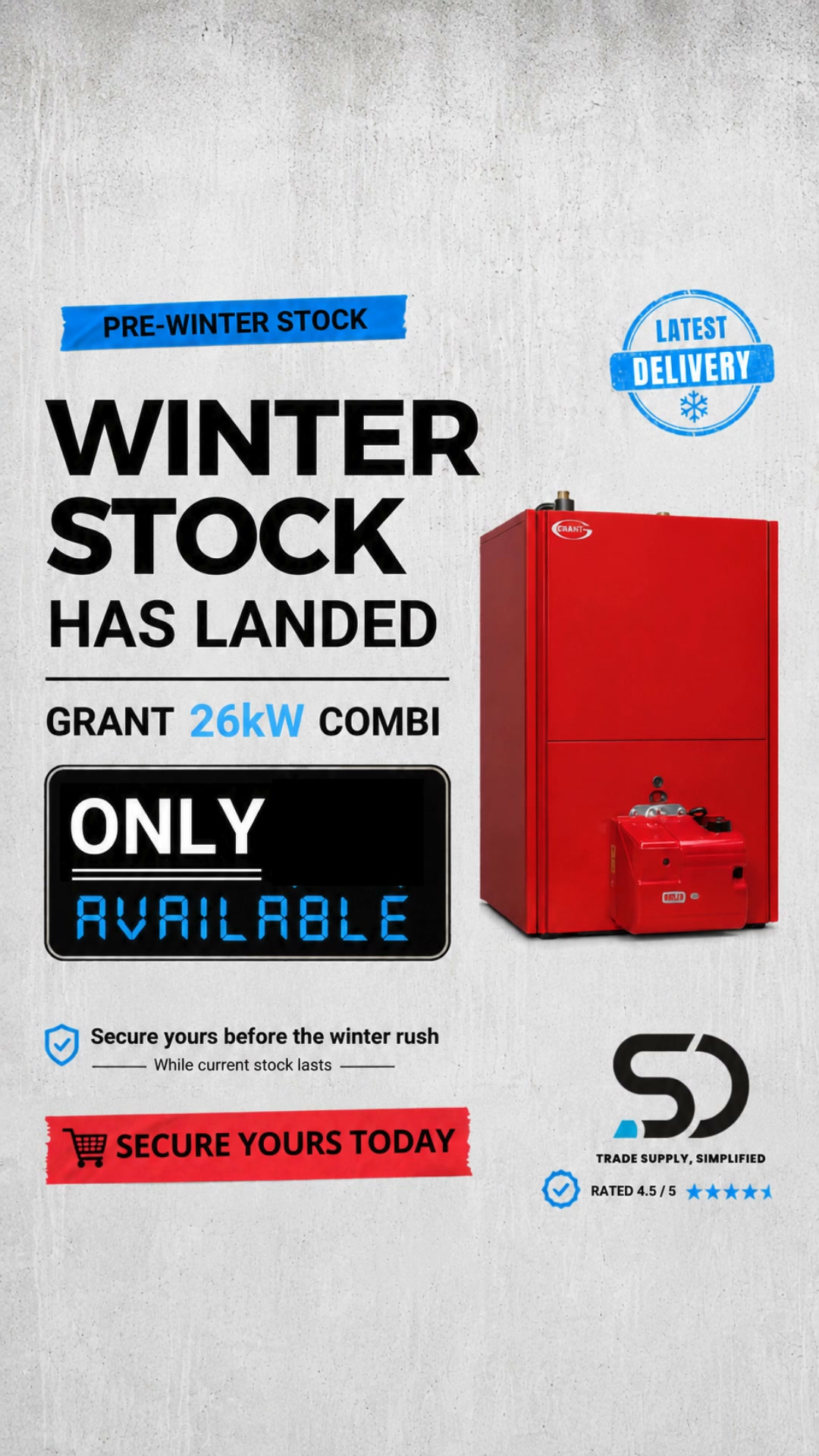 Pre-Winter Stock Has Landed