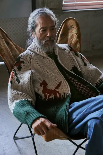 Hunter Heavy Cowichan Jacket - Forest