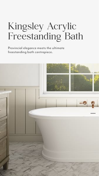 Our New Kingsley Freestanding Bath