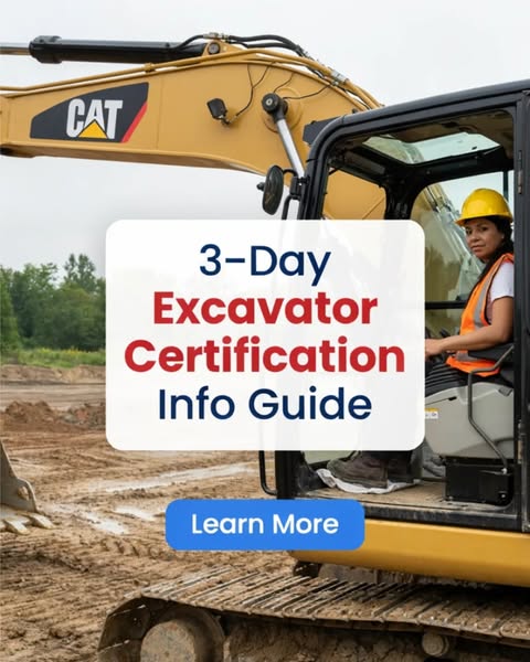3-Day Excavator Certification: What to Know