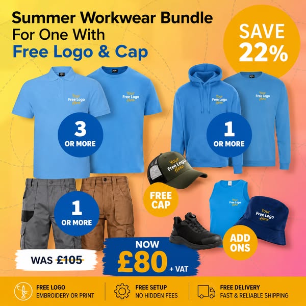 £80 FREE DELIVERY FREE LOGO