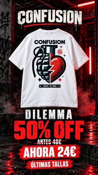 50% OFF + CAMISETA EXTRA GRATIS