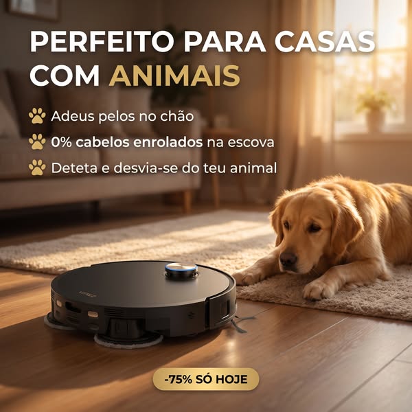 O robot que limpa a casa por ti