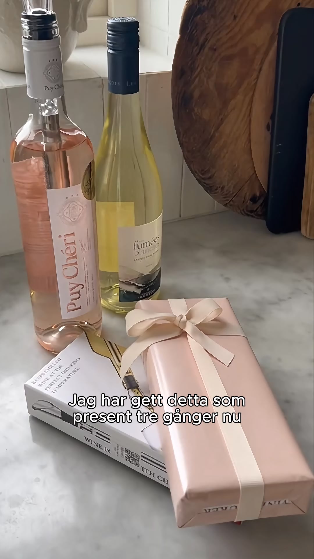 Från och med nu kommer ditt vin alltid hålla sig kallt.