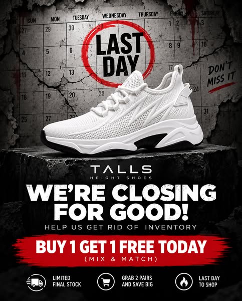 We're closing!