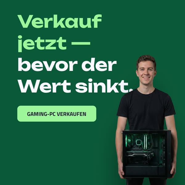 Verkaufe uns deinen Gaming-PC