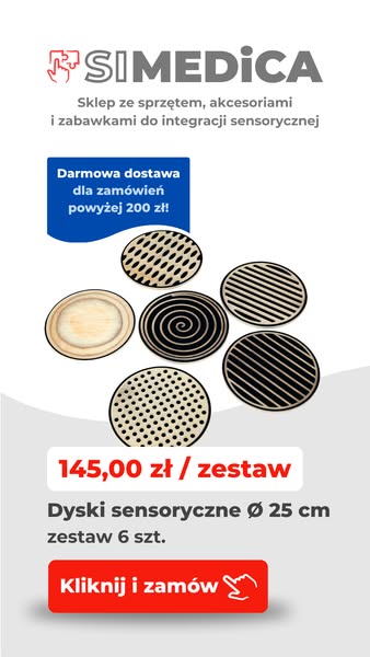 Dotykowe dyski – sensoryczna stymulacja
