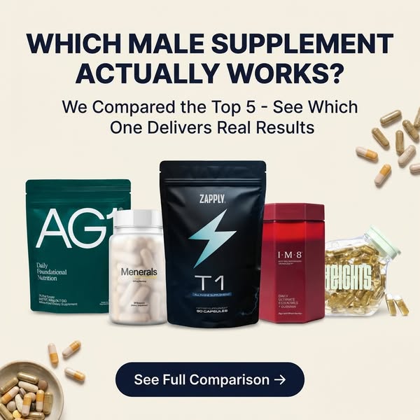 We Tested 30+ Men's Supplements. Only 5 Made The Cut.