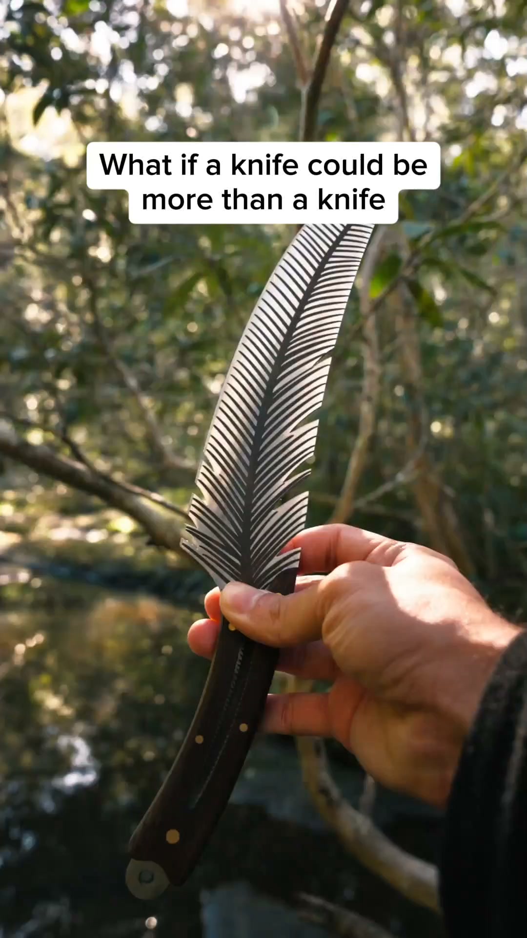 Some Knives are Tools. This one is Art.
