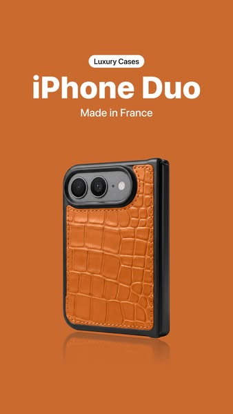 NEW IN: Luxury Leather iPhone 18 Cases