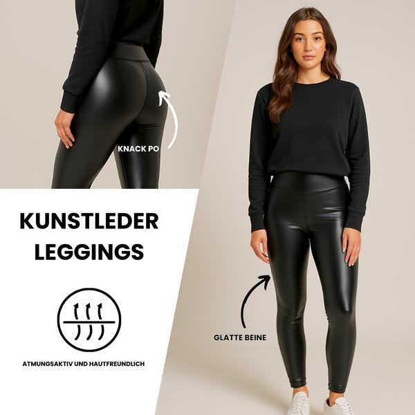 Spare heute 20% Rabatt + Gratis Versand auf die beliebte Leder-Leggings 2025!