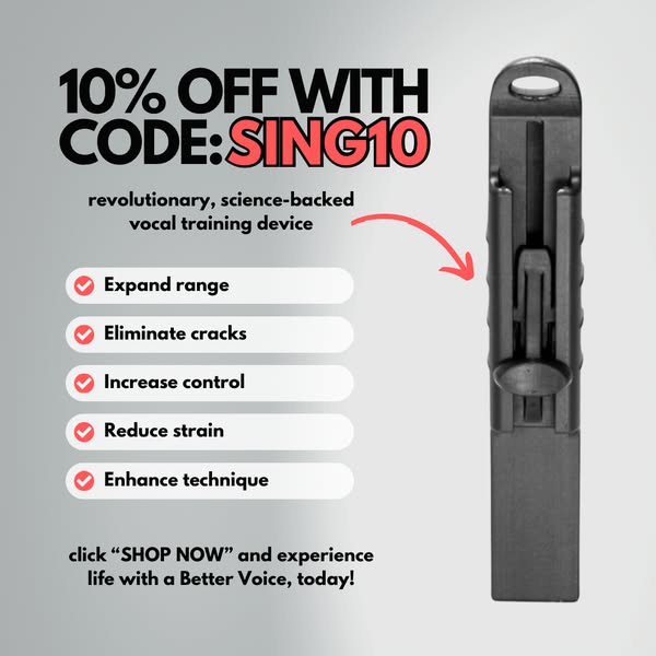 Enjoy 10% Off A Vocal Trainer Today