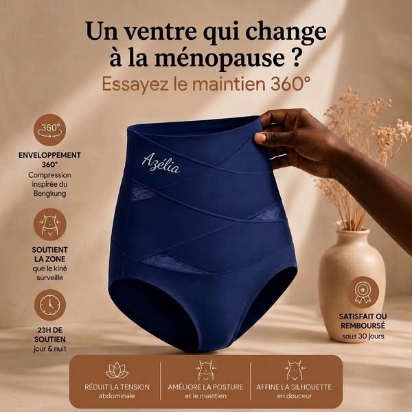 Culotte gainante à bande croisée 360°