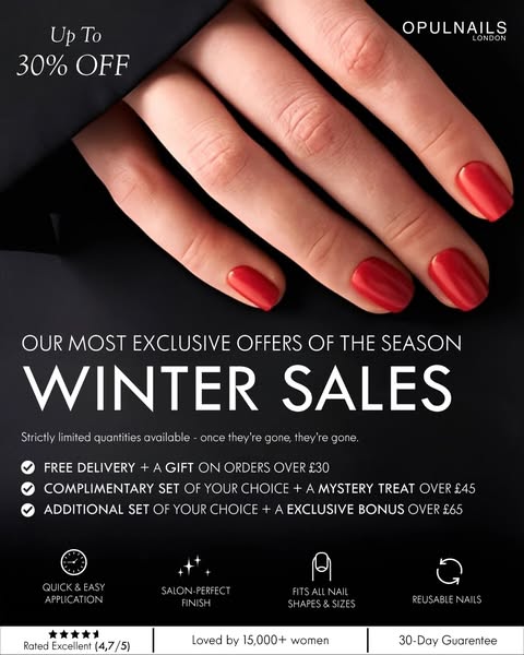 Opul Nails - The UK’s No.1 Reusable Press-On Nails