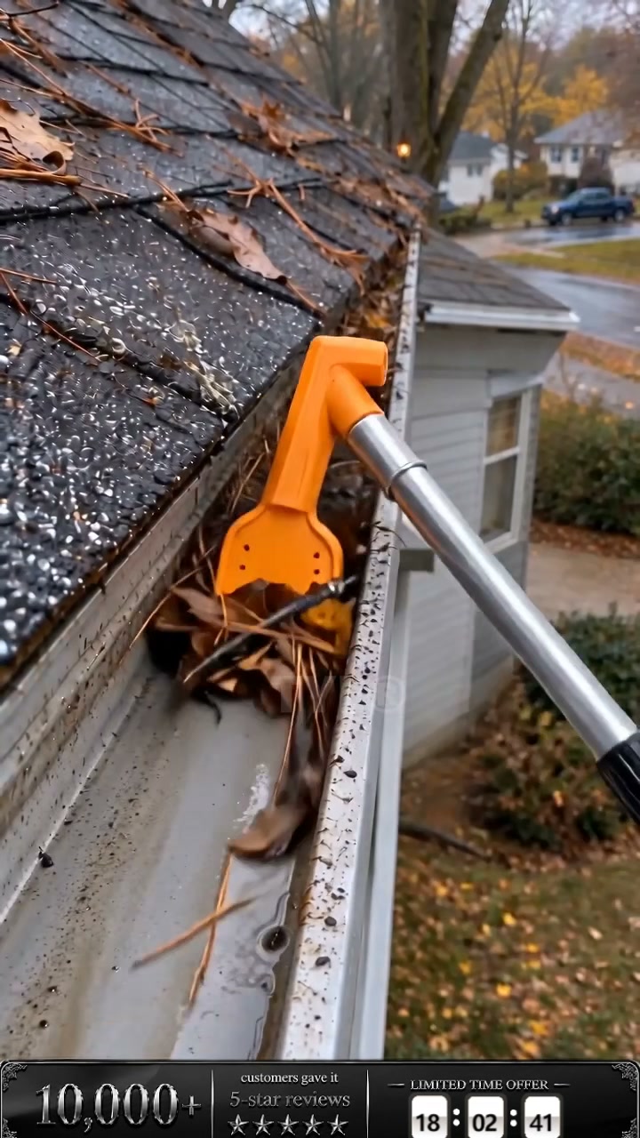Multi-Functional Gutter Cleaner Tool