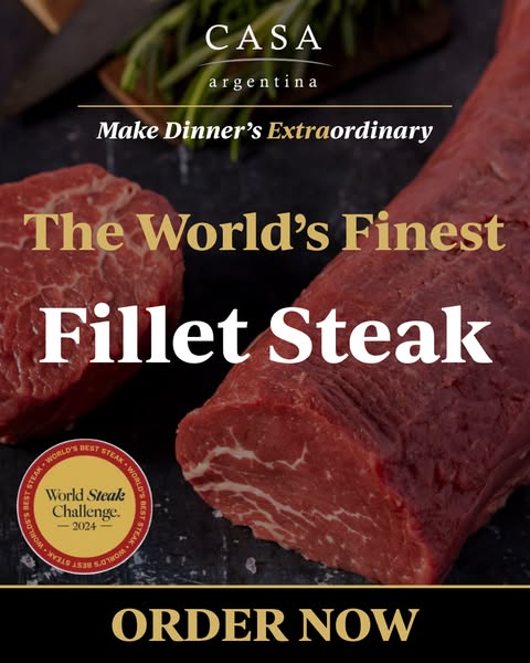 The Finest Grass-Fed Fillet in the World. Delivered to Your Door.