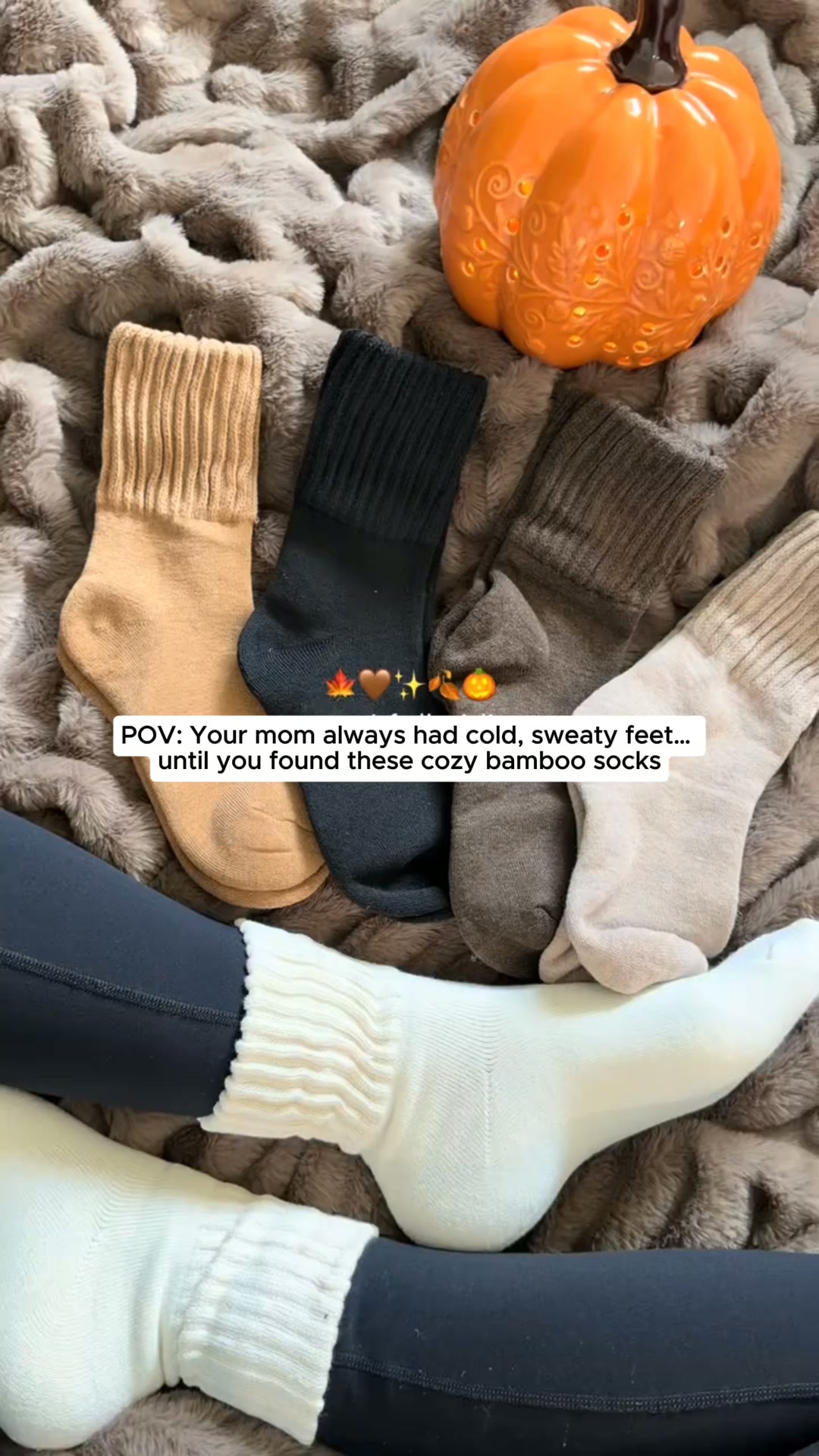 Cozy Bamboo Sweater Socks