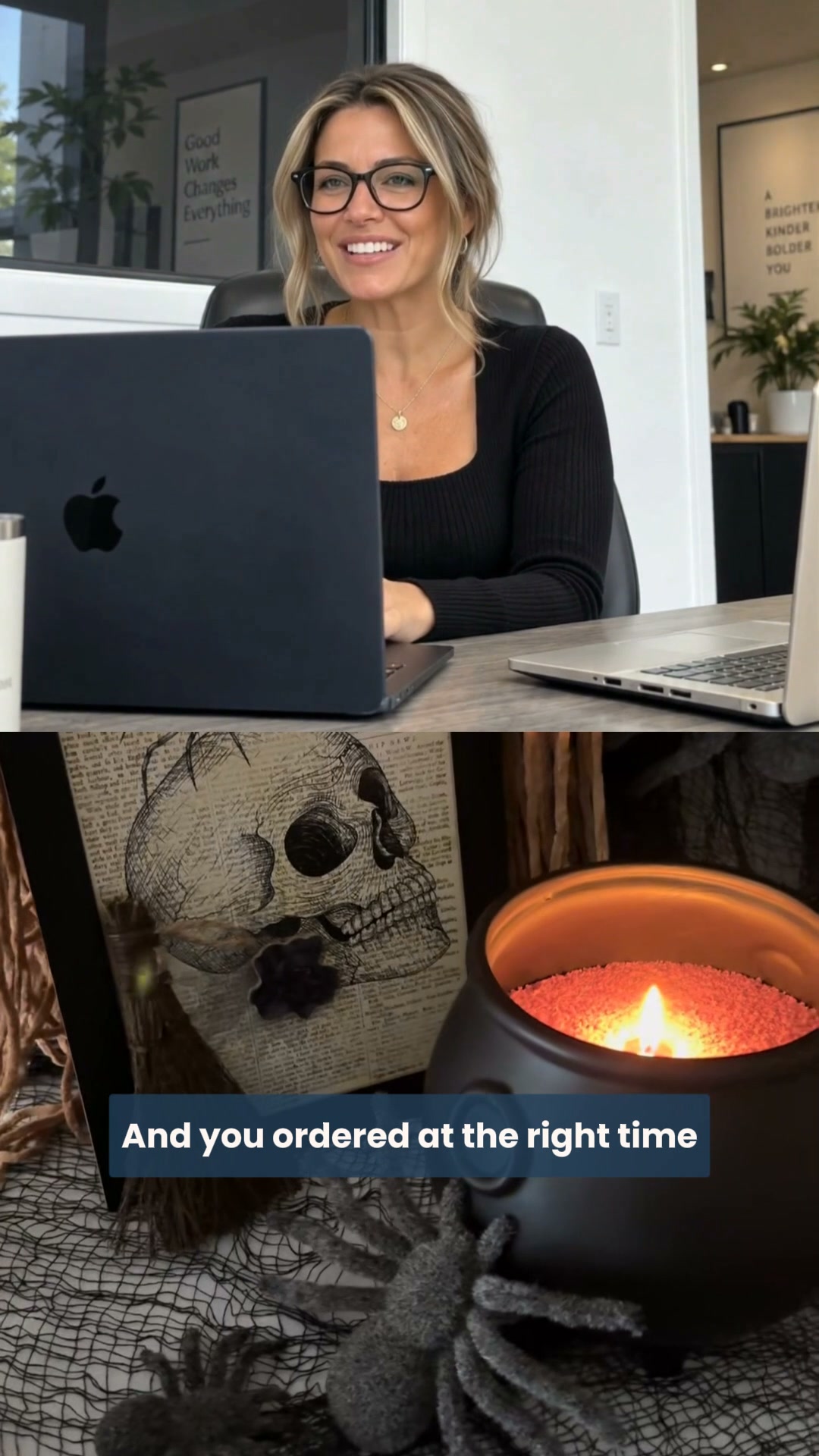 Design your own Halloween candle