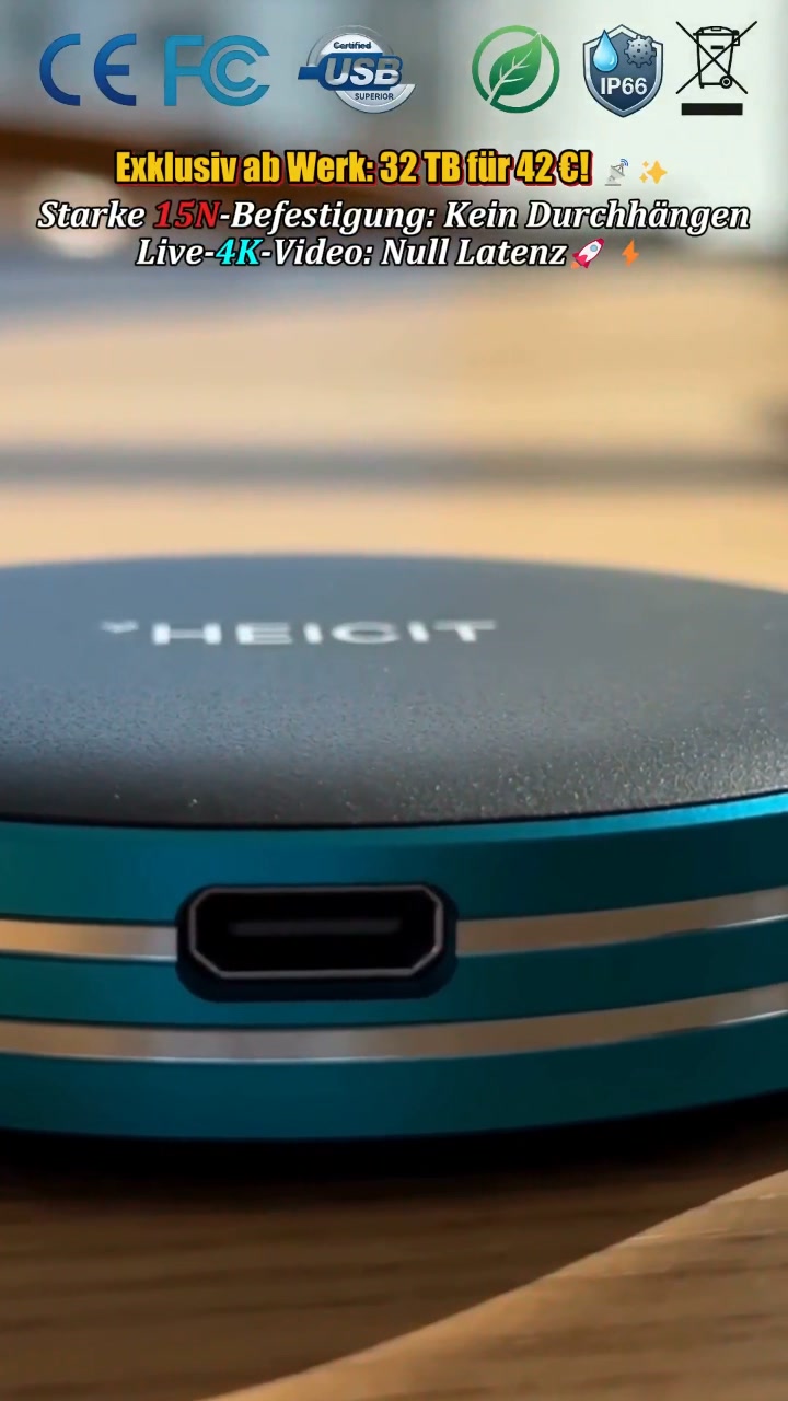 Nie wieder “Speicherplatz voll“ – mit der magnetischen USB-C Portable SSD