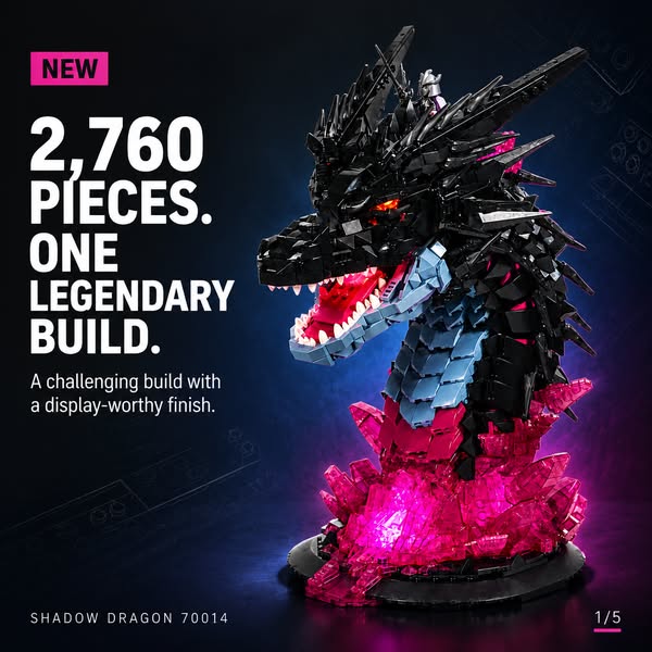 2,760 Pieces. One Legendary Build.