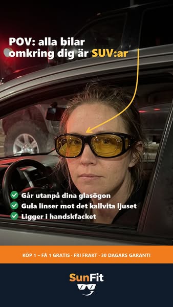 Glasögon för mörkerkörning