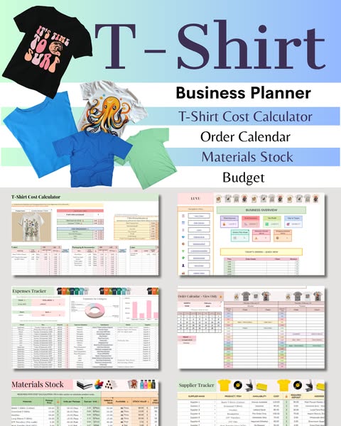 T-shirt Business Planner