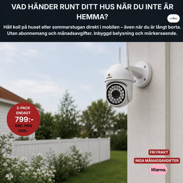 Se vad som händer när du inte är hemma