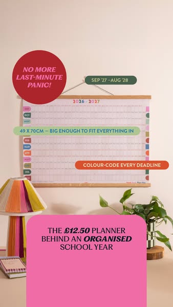 The 2026/27 School Year, Sorted for £12.50