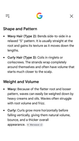 Wavy Hair Isn't Curly