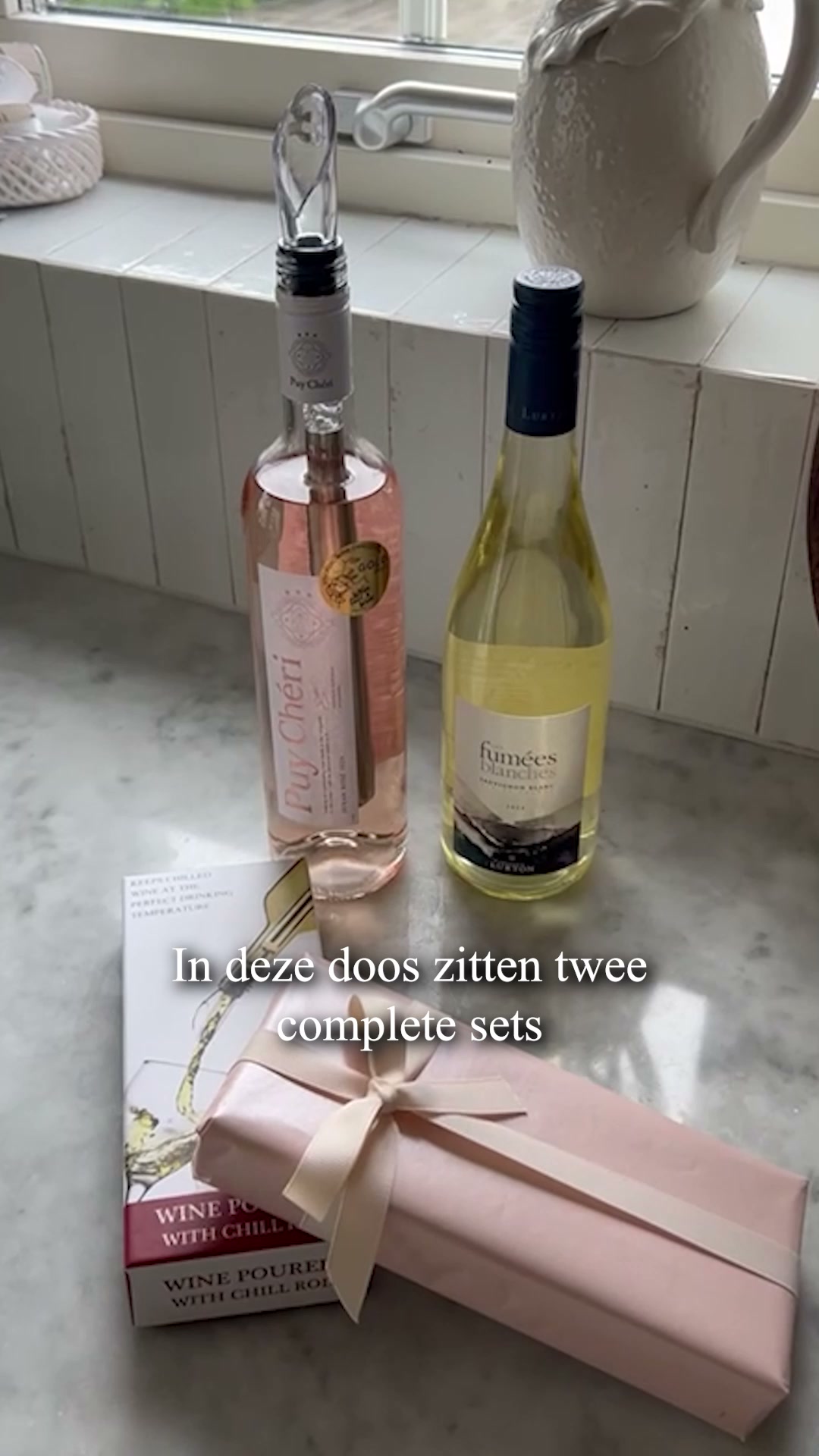 De tweede fles is net zo koud als de eerste.