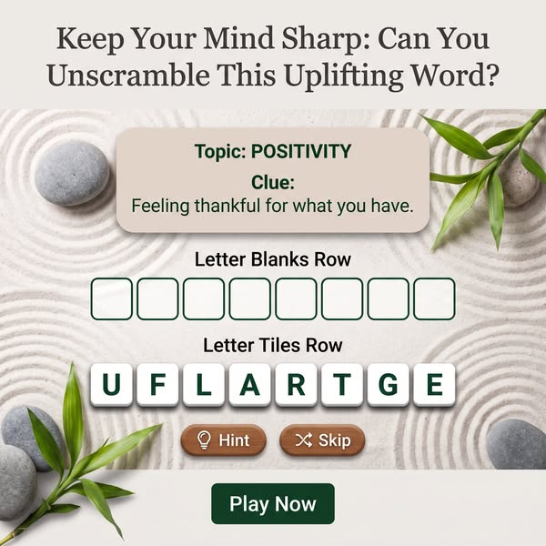 Can You Guess These Feel-Good Words?
