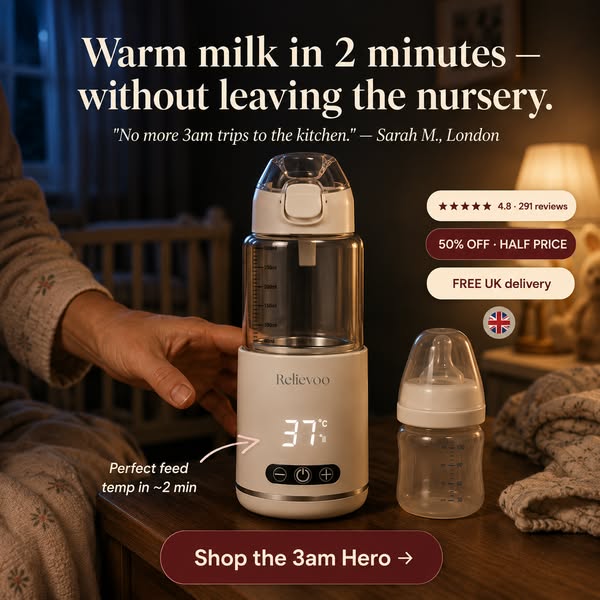 Warm Milk in 2 Min · Half Price