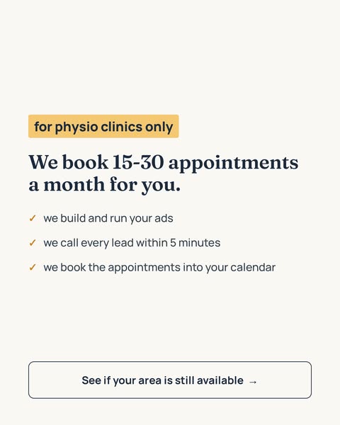 20–35 New Physiotherapy Patients a Month, Guaranteed