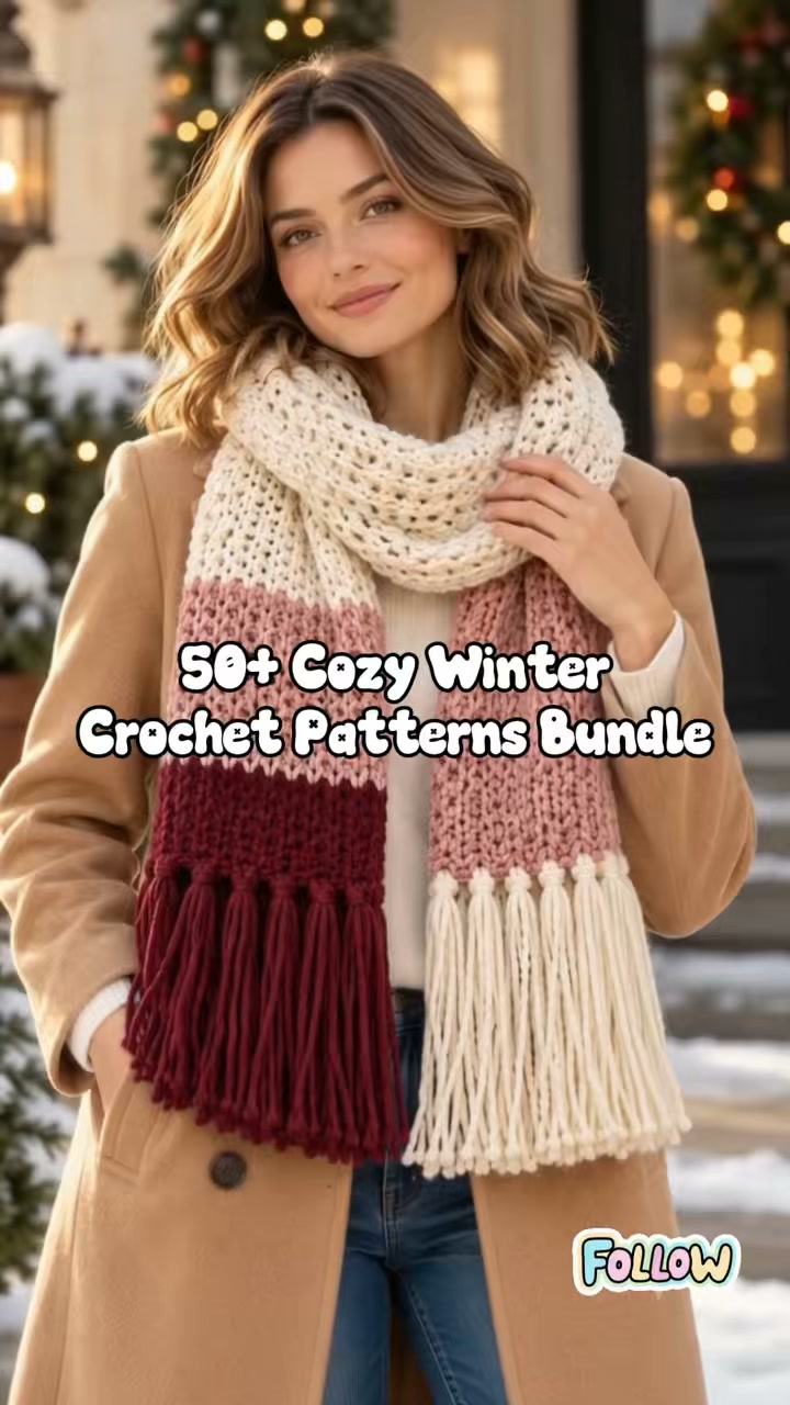 50 Winter Crochet Patterns Bundle PDF