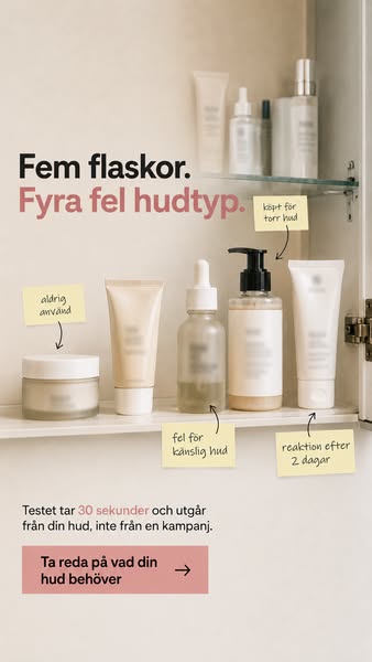 9 av 10 sköter sin hudvård fel. Gör du?