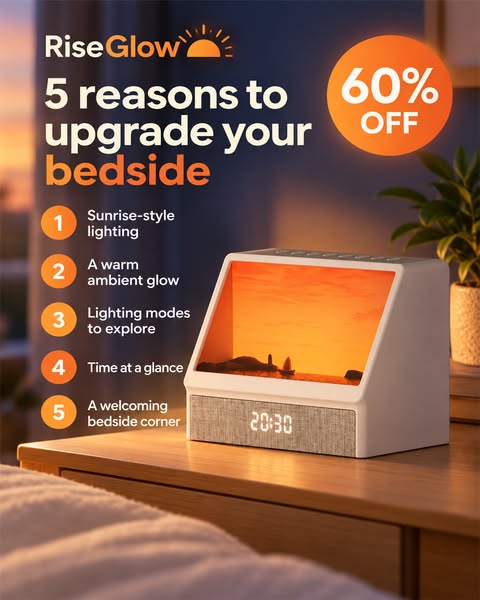 60% OFF. Five Reasons to Upgrade Your Bedside.