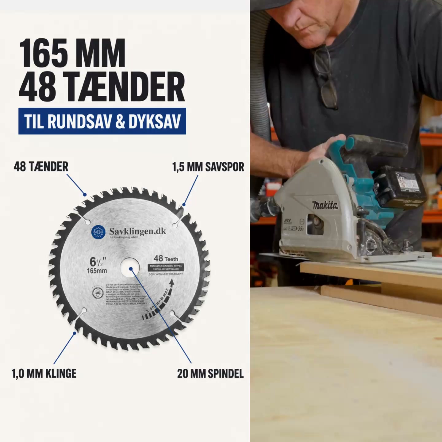 165mm — klar til næste opgave!