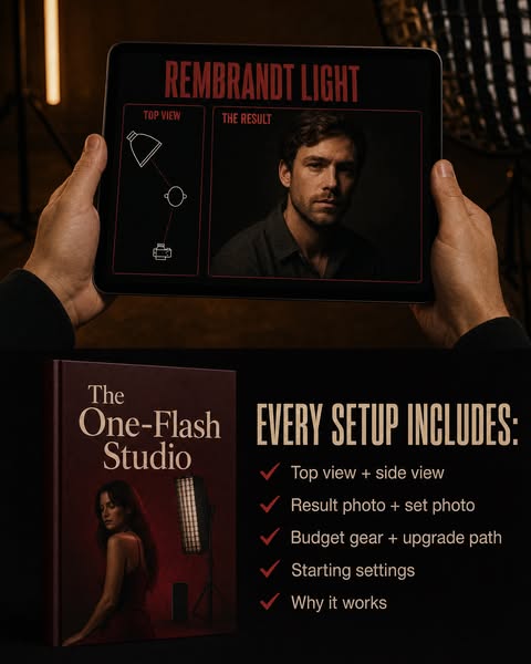 The One-Flash Studio™ — 60 One-Flash Portrait Lighting Setups