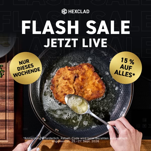 15 % AUF ALLES* – NUR DIESES WOCHENENDE!